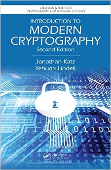 Book Jacket for Introduction to Modern Cryptography 2nd Edition