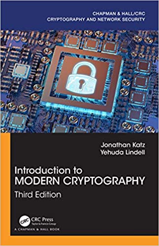 Book Jacket for Introduction to Modern Cryptography 3rd Edition
