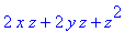 2*x*z+2*y*z+z^2