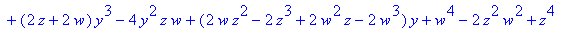 -x^4+(2*z+2*w)*x^3+(2*y^2+(-2*w-2*z)*y-4*z*w)*x^2+(...