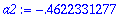 a2 := -.4622331277