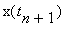 x(t[n+1])