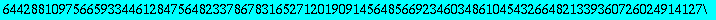 3.1415926535897932384626433832795028841971693993751058209749445923078164062862089986280348253421170679821480865132823066470938446095505822317253594081284811174502841027019385211055596446229489549303819...