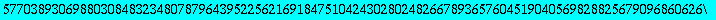 x := 9694259300734454568747431470522613204055764704668798049300214148561769064189966387561286442439738577038930698803084832348078796439522562169184751042430280248266789365760451904056982882567909686062...